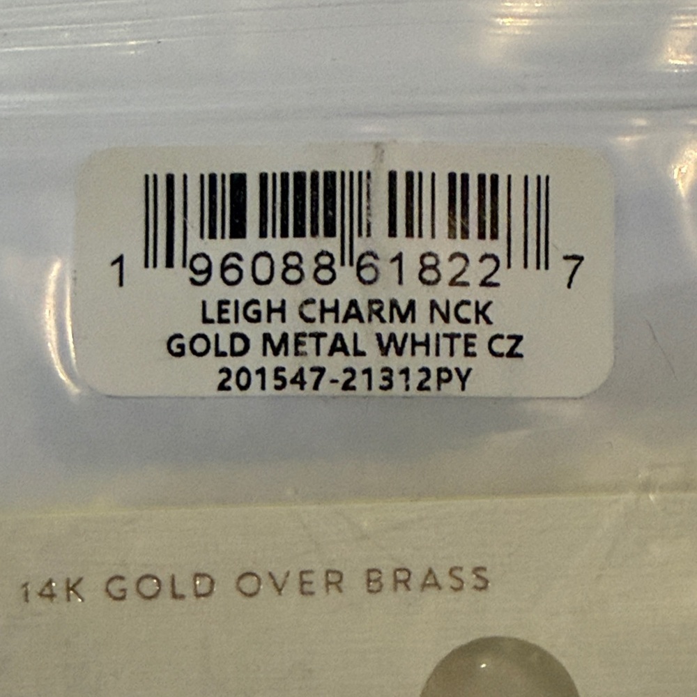 Kendra Scott Gold Leigh Charm Necklace/NWT - Picture 8 of 8